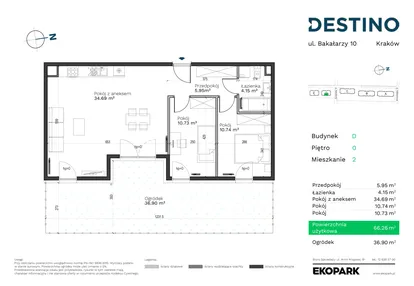 Mieszkanie w inwestycji: Destino