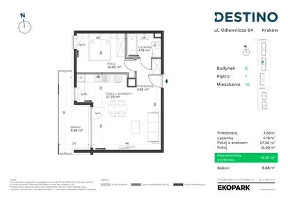 Mieszkanie w inwestycji: Destino