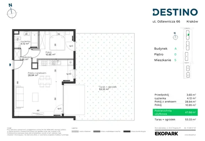 Mieszkanie w inwestycji: Destino