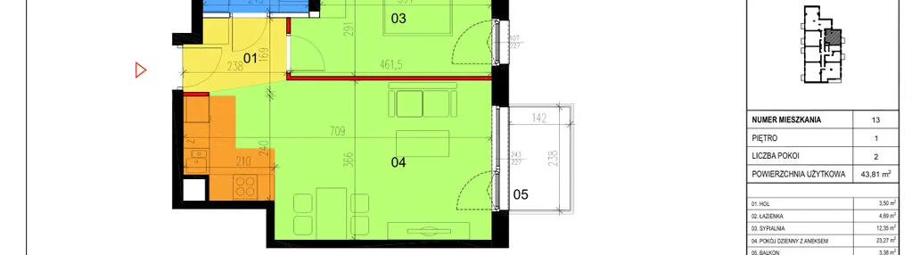 Mieszkanie w inwestycji: Apartamenty Nowy Marysin VII