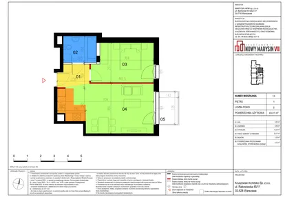 Mieszkanie w inwestycji: Apartamenty Nowy Marysin VII