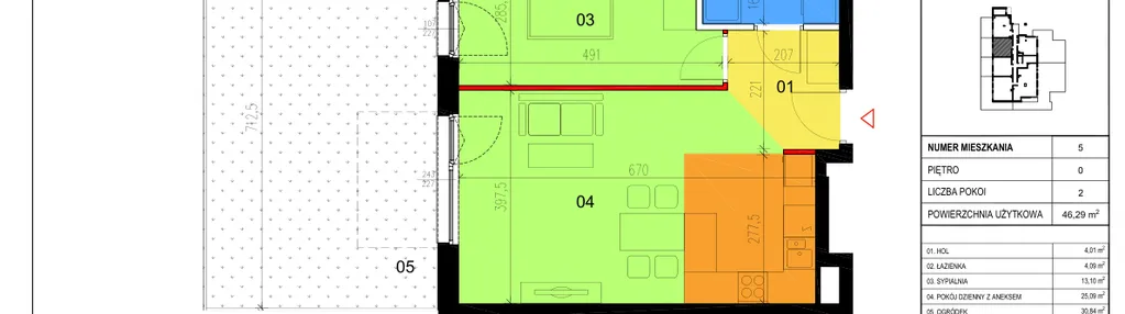 Mieszkanie w inwestycji: Apartamenty Nowy Marysin VII