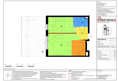 Mieszkanie w inwestycji: Apartamenty Nowy Marysin VII