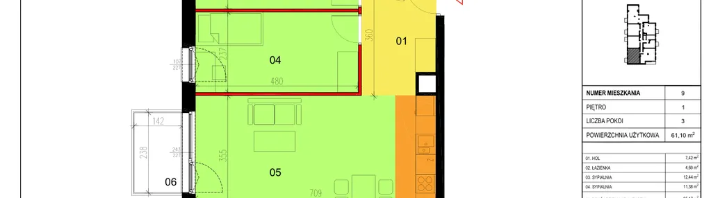 Mieszkanie w inwestycji: Apartamenty Nowy Marysin VII