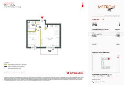 Mieszkanie w inwestycji: Metro Art 11