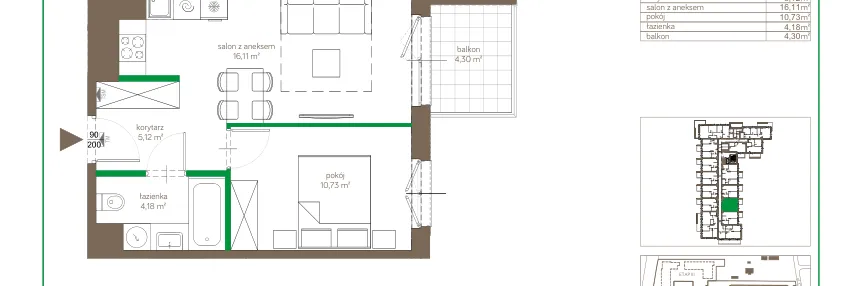 Mieszkanie w inwestycji: Ostródzka 123 - II etap