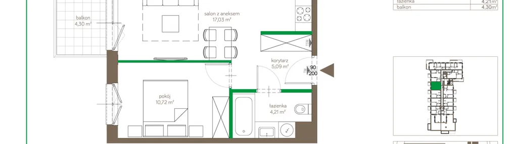 Mieszkanie w inwestycji: Ostródzka 123 - II etap