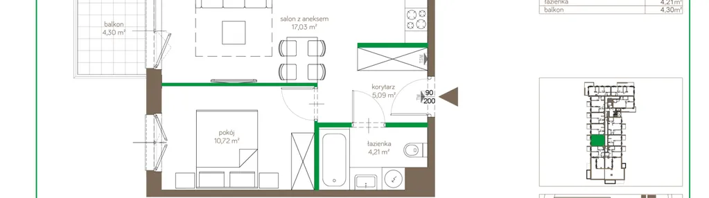 Mieszkanie w inwestycji: Ostródzka 123 - II etap