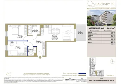 Mieszkanie w inwestycji: Barbary 19