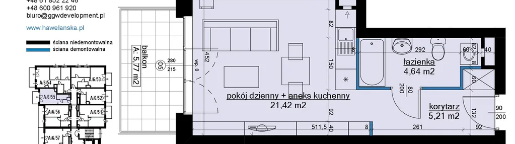 Mieszkanie w inwestycji: Osiedle Hawelańska etap III - bud. A