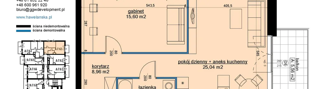 Mieszkanie w inwestycji: Osiedle Hawelańska etap III - bud. A