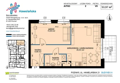 Mieszkanie w inwestycji: Osiedle Hawelańska etap III - bud. A