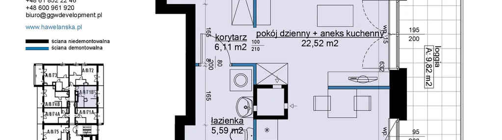 Mieszkanie w inwestycji: Osiedle Hawelańska etap III - bud. A