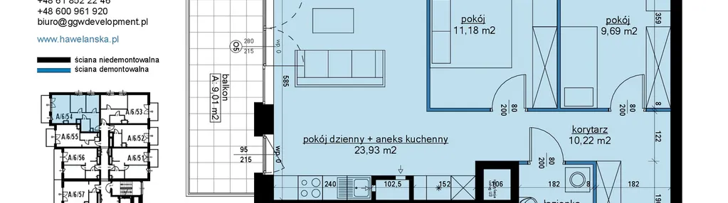Mieszkanie w inwestycji: Osiedle Hawelańska etap III - bud. A