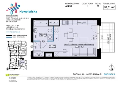 Mieszkanie w inwestycji: Osiedle Hawelańska etap III - bud. A