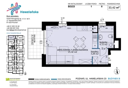 Mieszkanie w inwestycji: Osiedle Hawelańska etap III - bud. B