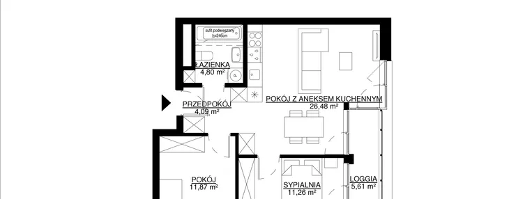 Mieszkanie w inwestycji: KrakoVska etap 2