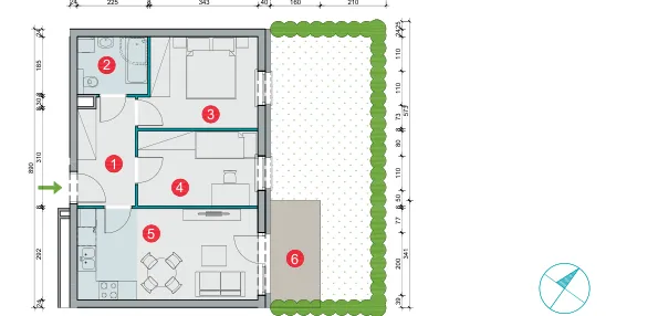 Mieszkanie w inwestycji: Osiedle Uniwersyteckie etap III