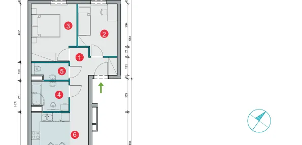 Mieszkanie w inwestycji: Osiedle Uniwersyteckie etap III