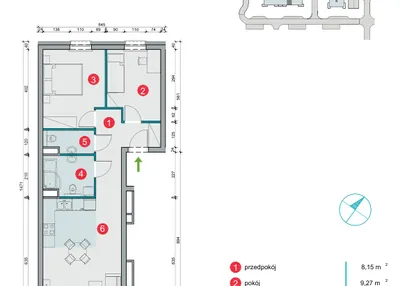 Mieszkanie w inwestycji: Osiedle Uniwersyteckie etap III