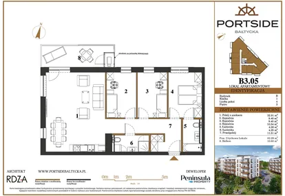 Mieszkanie w inwestycji: Portside Bałtycka