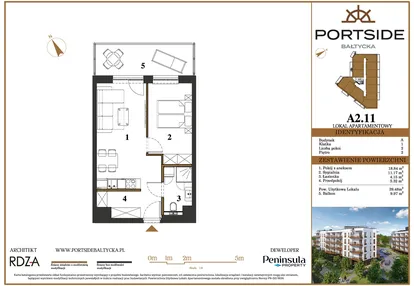 Mieszkanie w inwestycji: Portside Bałtycka