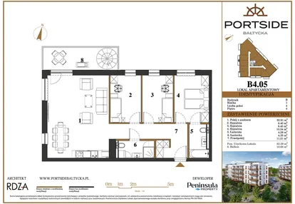 Mieszkanie w inwestycji: Portside Bałtycka