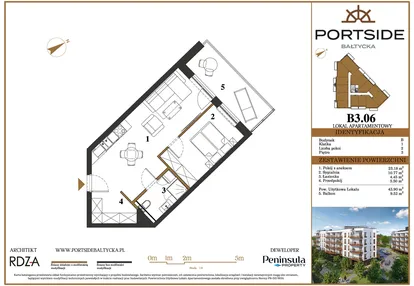 Mieszkanie w inwestycji: Portside Bałtycka