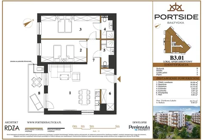 Mieszkanie w inwestycji: Portside Bałtycka