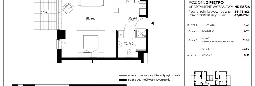 Mieszkanie w inwestycji: Apartamenty Klimatyczna