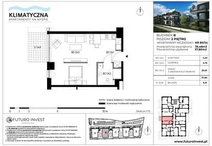 Mieszkanie w inwestycji: Apartamenty Klimatyczna