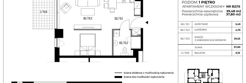 Mieszkanie w inwestycji: Apartamenty Klimatyczna