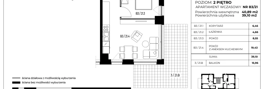 Mieszkanie w inwestycji: Apartamenty Klimatyczna