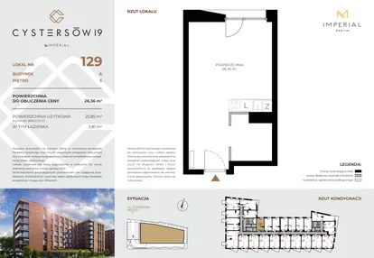 Mieszkanie w inwestycji: Cystersów 19 - lokale inwestycyjne
