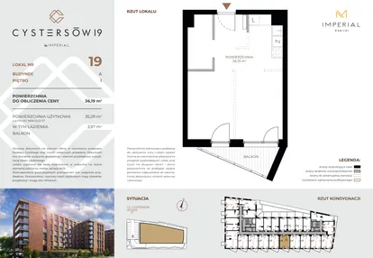 Mieszkanie w inwestycji: Cystersów 19 - lokale inwestycyjne