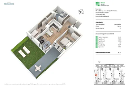 Mieszkanie w inwestycji: Nowe Żerniki Bieńkowskiego etap II