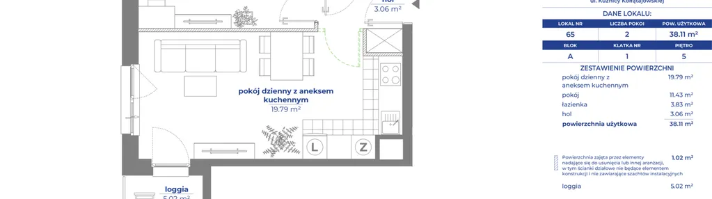 Mieszkanie w inwestycji: Osiedle Kołłątajówka