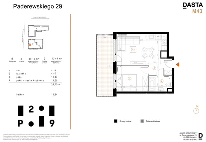 Mieszkanie w inwestycji: Paderewskiego 29