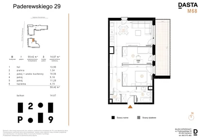 Mieszkanie w inwestycji: Paderewskiego 29