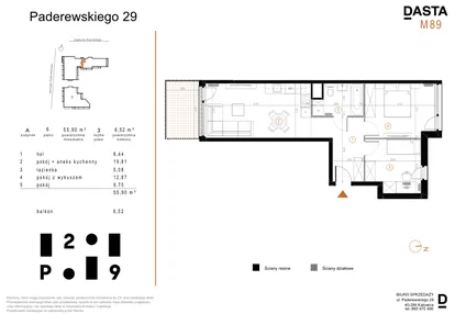 Mieszkanie w inwestycji: Paderewskiego 29