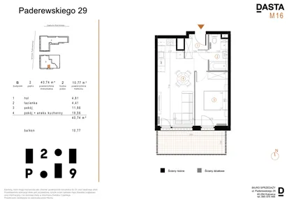 Mieszkanie w inwestycji: Paderewskiego 29