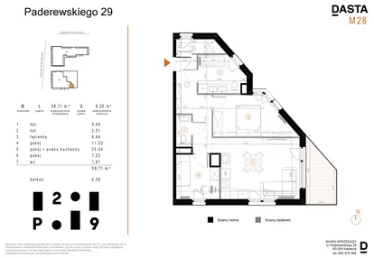 Mieszkanie w inwestycji: Paderewskiego 29