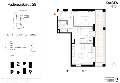 Mieszkanie w inwestycji: Paderewskiego 29