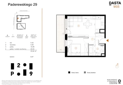 Mieszkanie w inwestycji: Paderewskiego 29