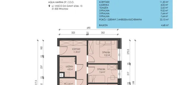 Mieszkanie w inwestycji: Apartamenty Aqua Marina