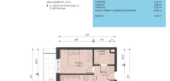 Mieszkanie w inwestycji: Apartamenty Aqua Marina