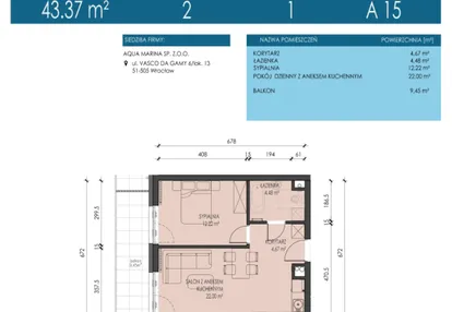 Mieszkanie w inwestycji: Apartamenty Aqua Marina