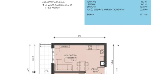 Mieszkanie w inwestycji: Apartamenty Aqua Marina