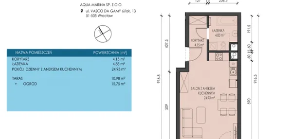 Mieszkanie w inwestycji: Apartamenty Aqua Marina