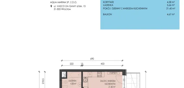 Mieszkanie w inwestycji: Apartamenty Aqua Marina